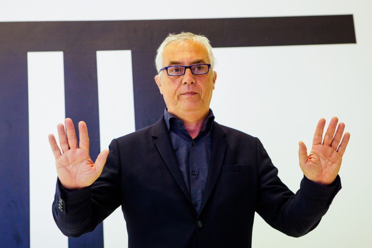 Stefano Boeri alla triennale di Milano, foto di Mairo Cinquetti